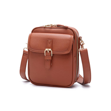 Slim-Fit Crossbody Messenger – Hands-Free Phone & Wallet Organizer